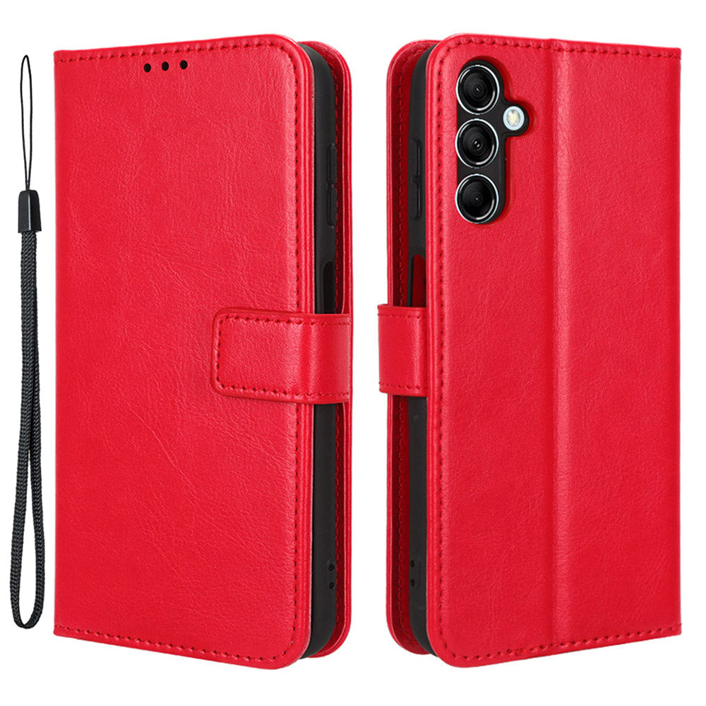Wallet Phone Case for Samsung Galaxy M54 5G / F54 5G Crazy Horse Texture PU Leather Flip Stand Cover Wallet Phone Case for Samsung Galaxy M54 5G / F54 5G Crazy Horse Texture PU Leather Flip Stand Cover